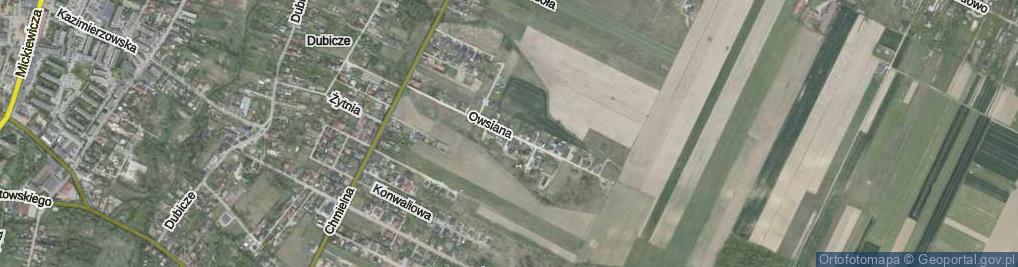 Zdjęcie satelitarne Owsiana ul.